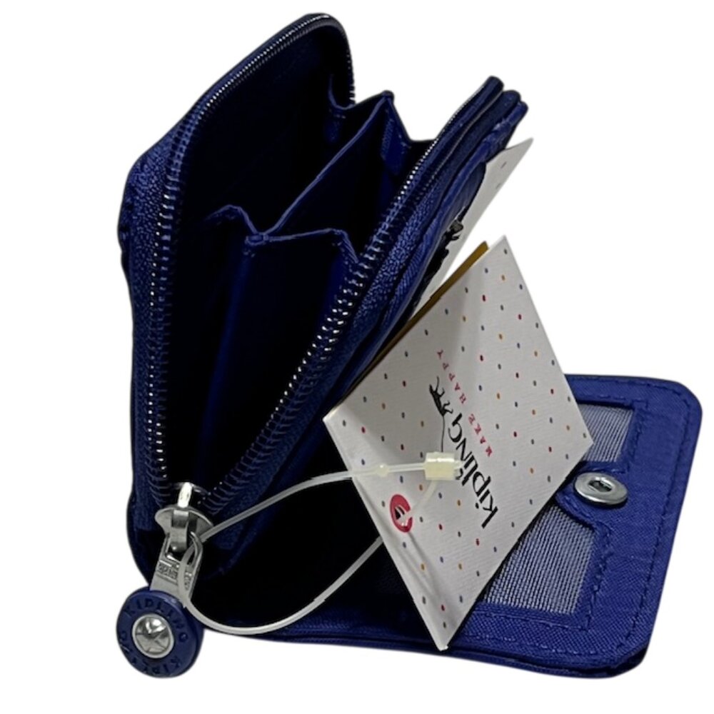 KIPLING Cobalt Dream Compact Wallet NWT - Picture 10 of 15